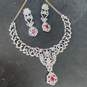Cz handcrafted Necklace Set