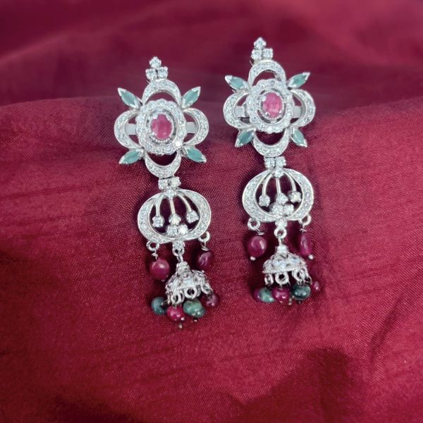 Ethnic Silver Earrings