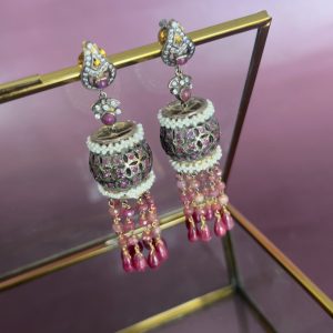 Silver Earrings Design