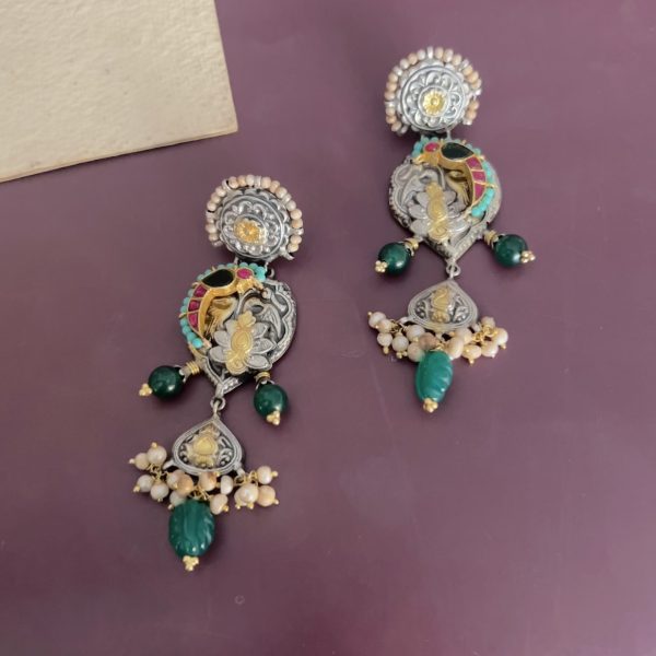 Silver Earrings Design