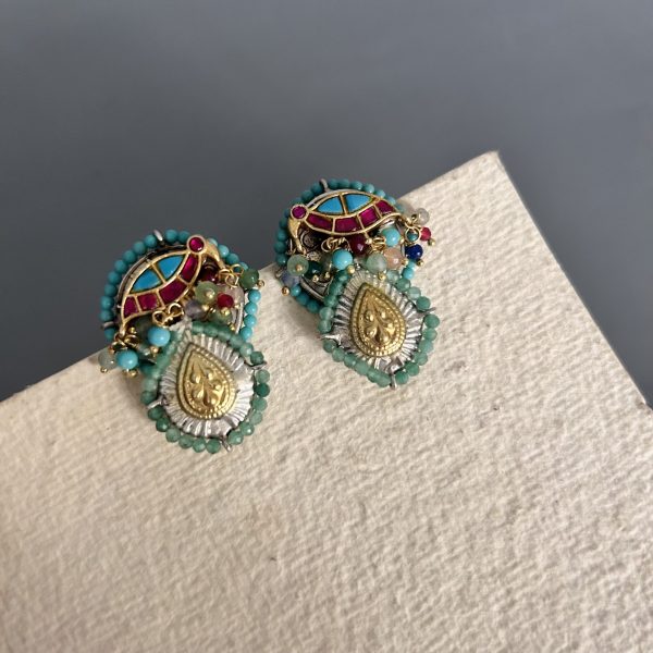 Ethnic Silver Earrings