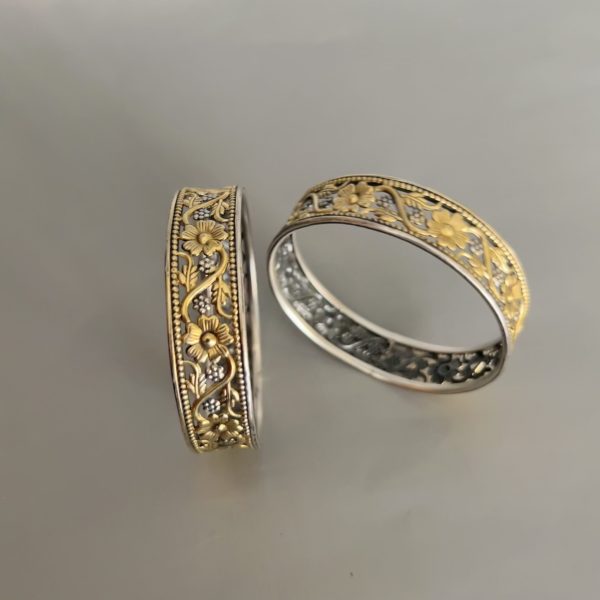 Silver Kada Bangles