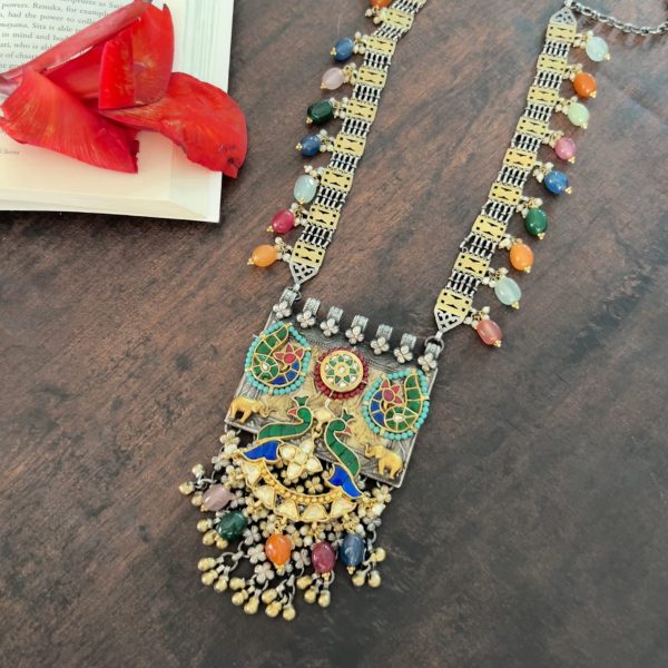 Radiant Peacock Necklace