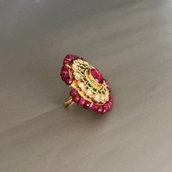 Ladies Kundan Ring