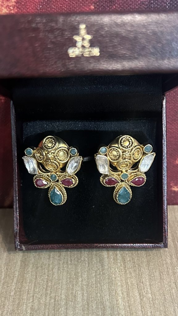 Kundan Stone Stud Earrings