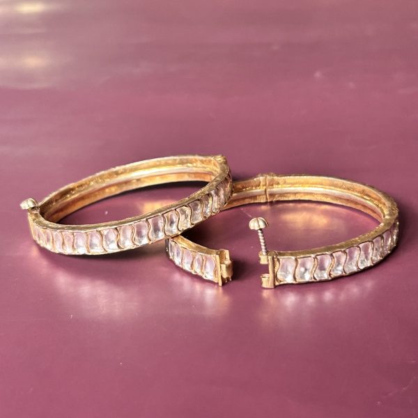 Gold Plated Silver Bangles