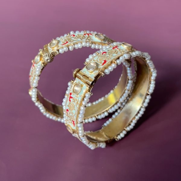 Silver Kada Bangles