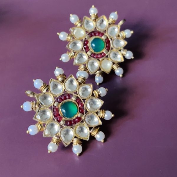 Kundan Stud Earrings