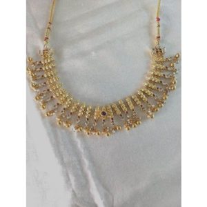 Rohdo White Kundan Necklace Set