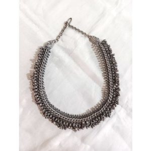 Inter Woven Chain With Antique Ghughri Necklace