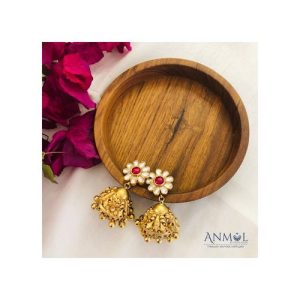 Kundan Dool Earrings