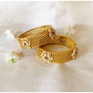 Kundan Jali bangles