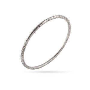 Silver Plain Round Bangles