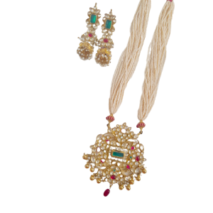 Multi Kundan Necklace Set