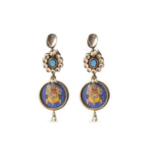 Long Kundan Earrings