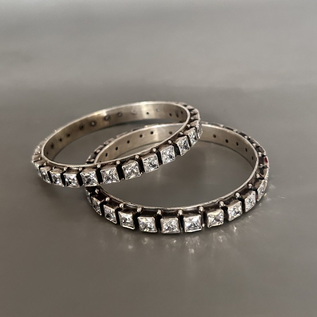 Silver bangles