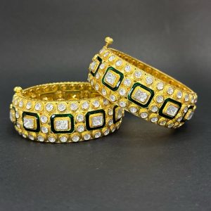 silver broad bangles